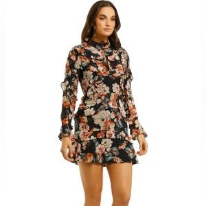 NICHOLAS LOLA RUFFLE DRESS